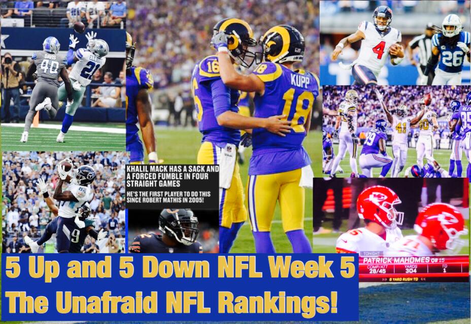 5 Worst NFL Teams Week Five