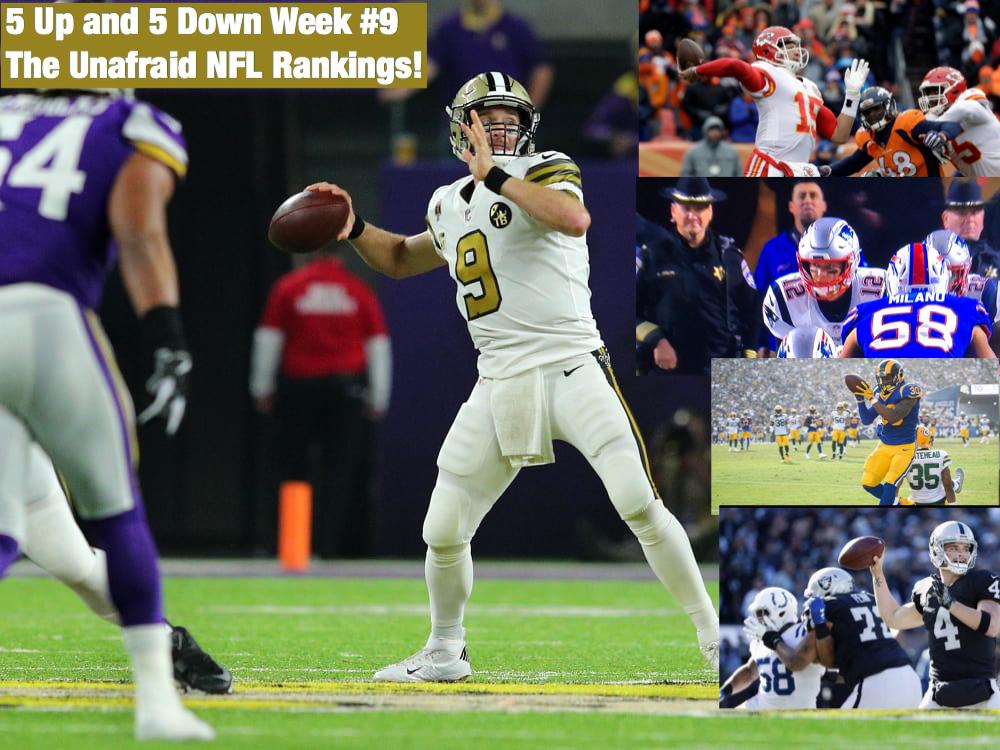 5 Worst NFL teams Week nine
