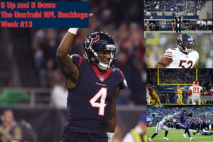 NFL Week 13 Rankings