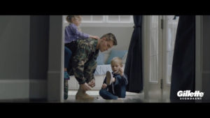 Every Hero Sweats Gillette Deodorant Hydra Gel