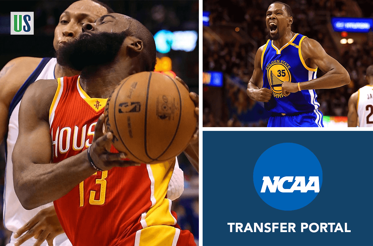 Hot Takes house James Harden fans Kevin Durant GSW NCAA Transfer Portal