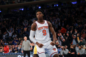 RJ Barrett of the New York Knicks.